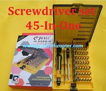 XK-X380 X380-A X380-B X380-C air dancer drone spare parts 45-in-1 screwdriver set screwdriver combination screwdriver - Click Image to Close